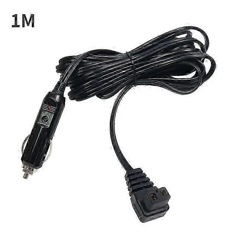 1M 12V/24V cigarette lighter power cable for car compressor refrigerator cable