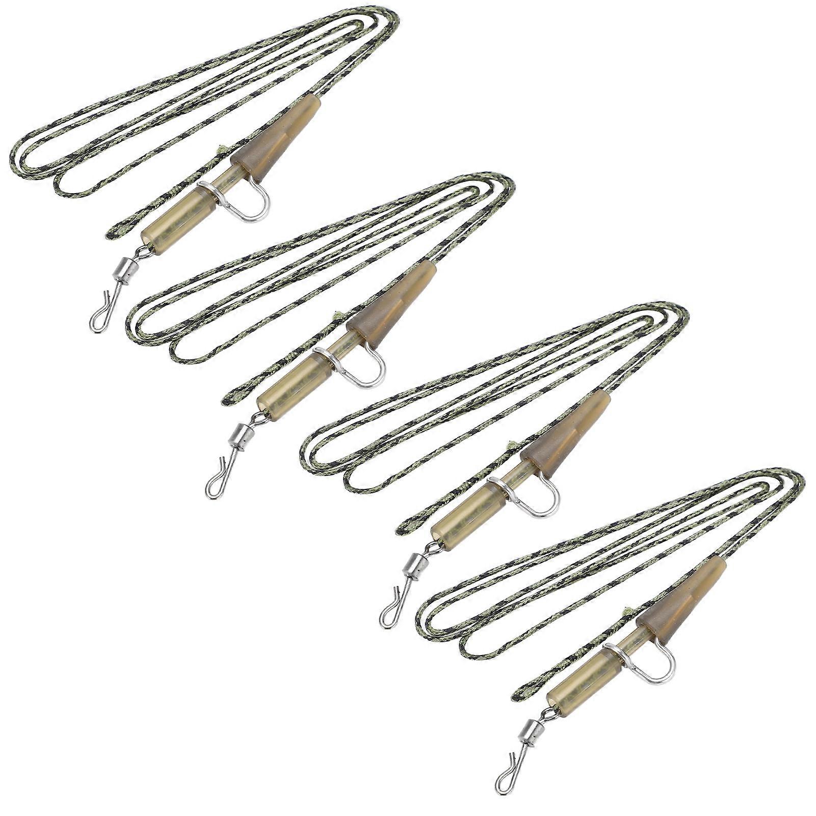 Leadcore carp fishing leader, interchangeable hybrid leader, camouflage, for fishing, LEADCLIP combination