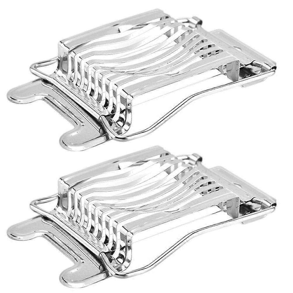 Stainless Steel Egg for Kitchen Use 2Pcs Silver Color