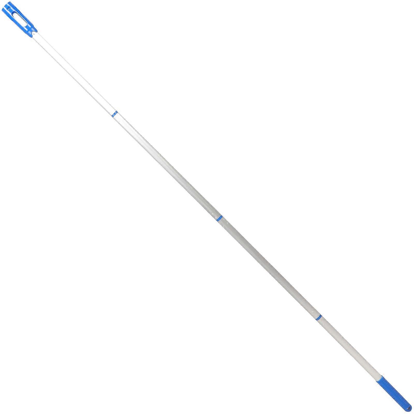 Heavy Duty Telescoping Pool Pole Swimming Pool Accessory Adjustable Silver 160.00X3.50X3.50CM Swimming Pool Cleaning 1Set
