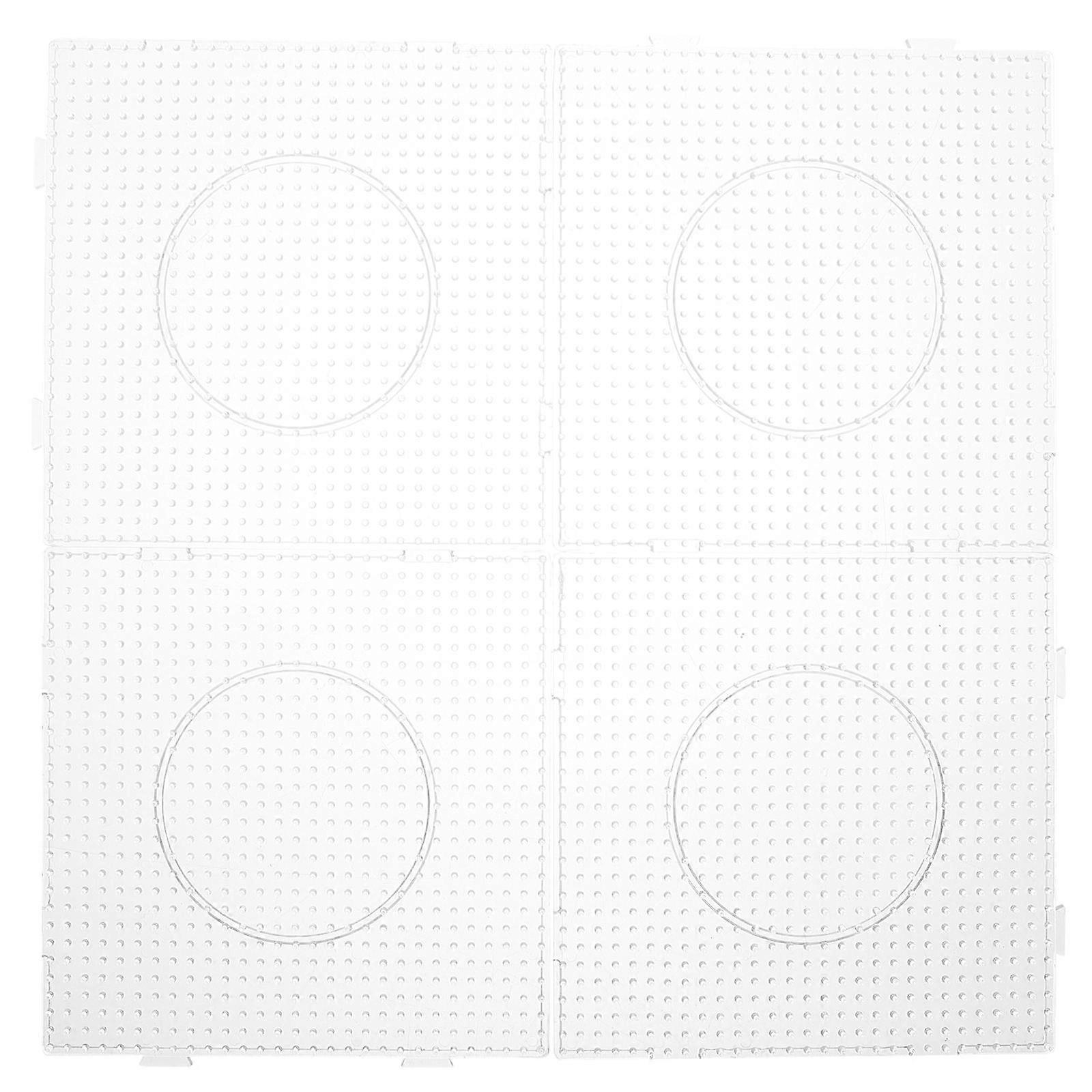 Square Fuse Beads Pegboards Transparent Acrylic Diy Craft Teaching Tool Creativity Development Teens