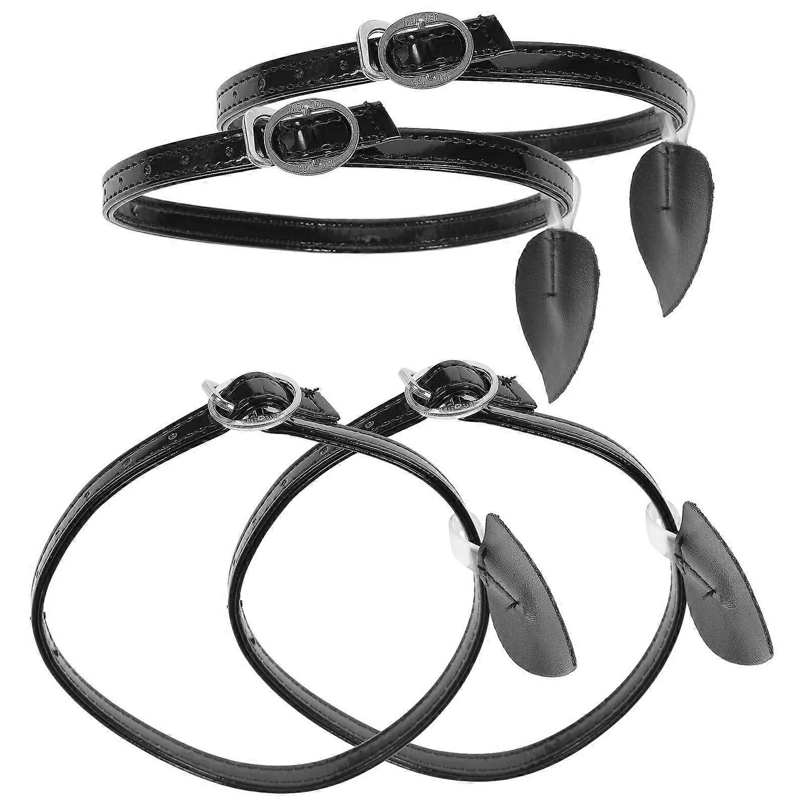 Replaceable Ankle Straps for High Heels   Soft Ergonomic Design, Slip Resistant Microfiber for Comfortable and Durable Use in Loose Shoes