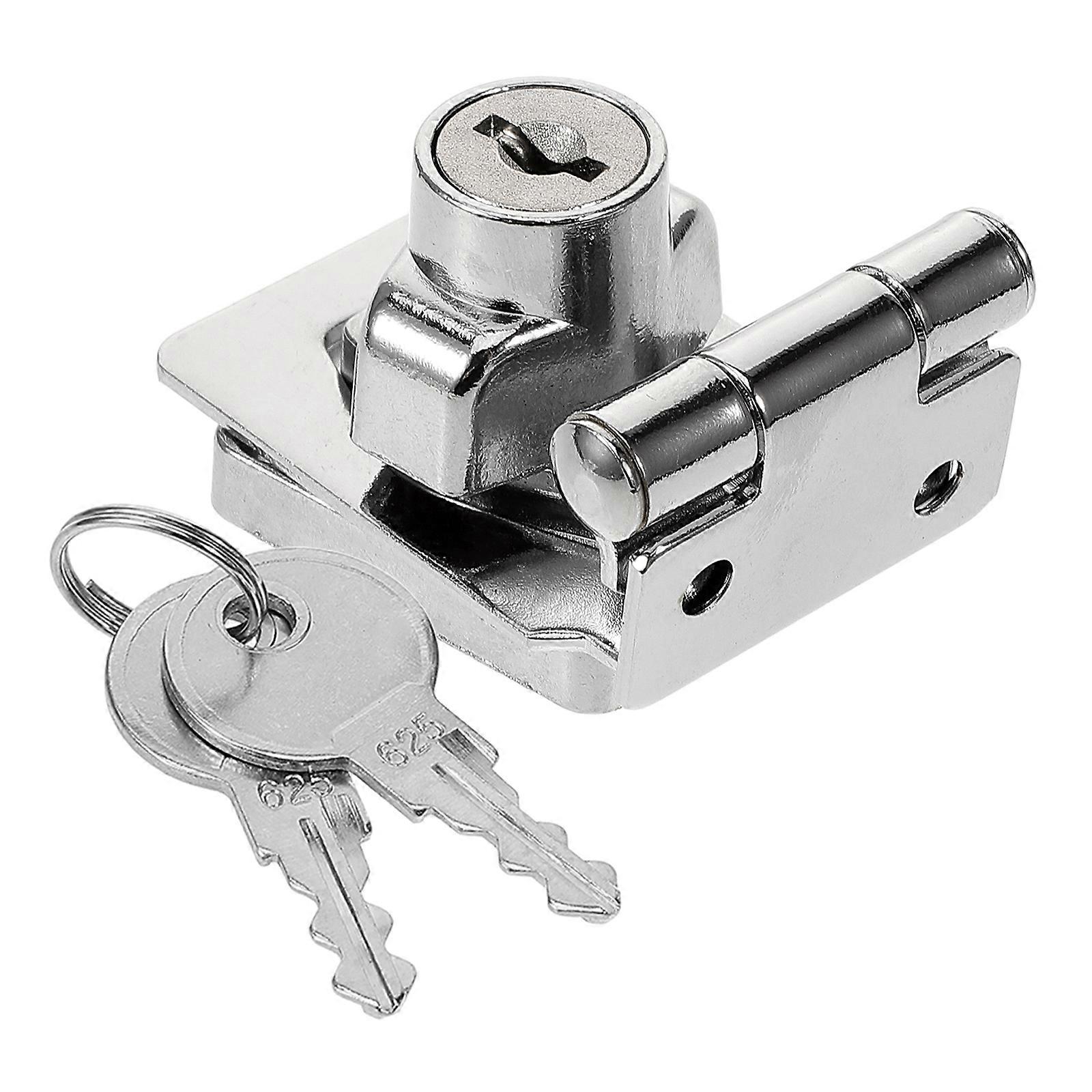 Furniture Locks File Cabinet Lock Replacement For Home Use Silver Square Security 1Set