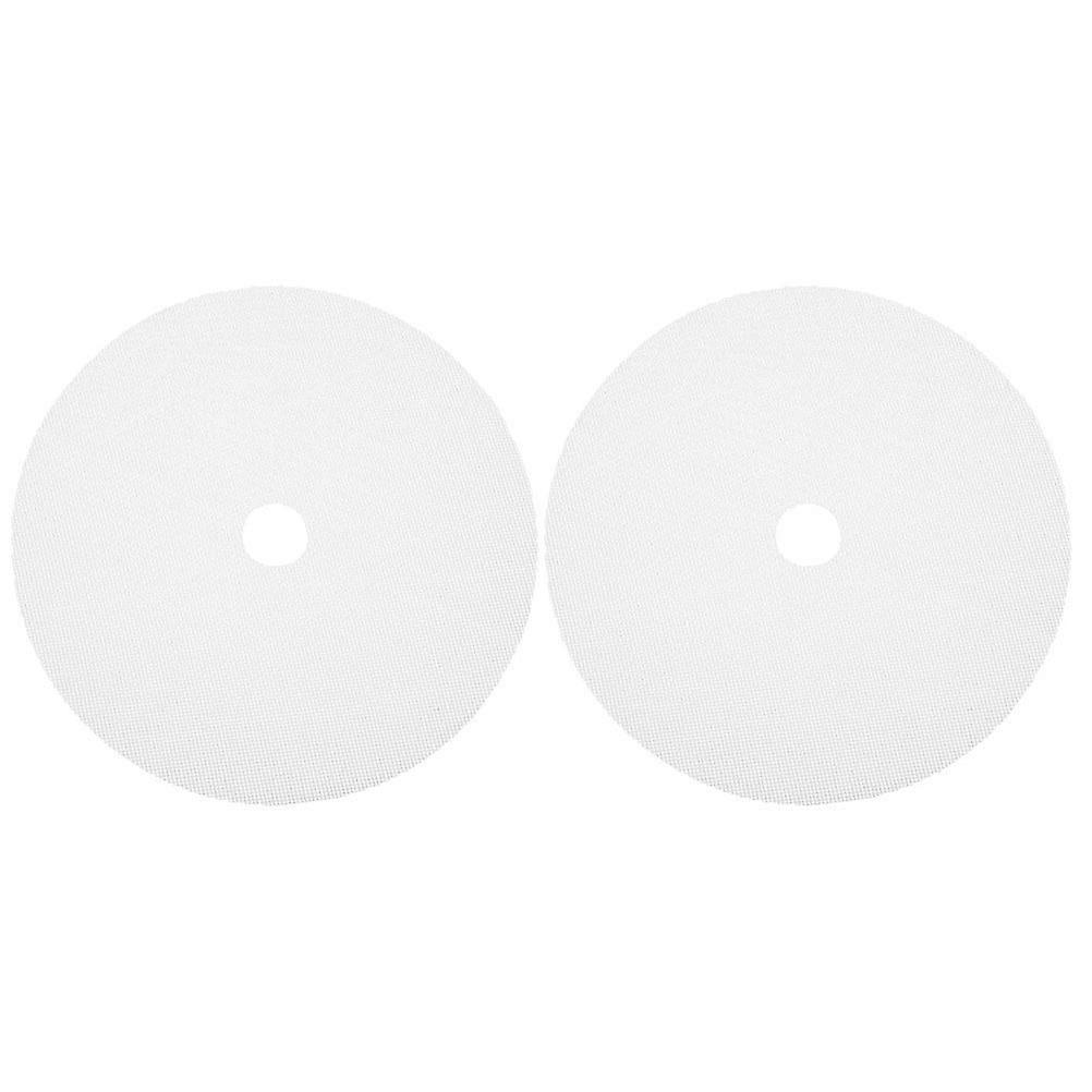 2pcs Fruit Dehydrator Sheets Round Fruit Trays Dehydrator Non Stick Silicone Mats