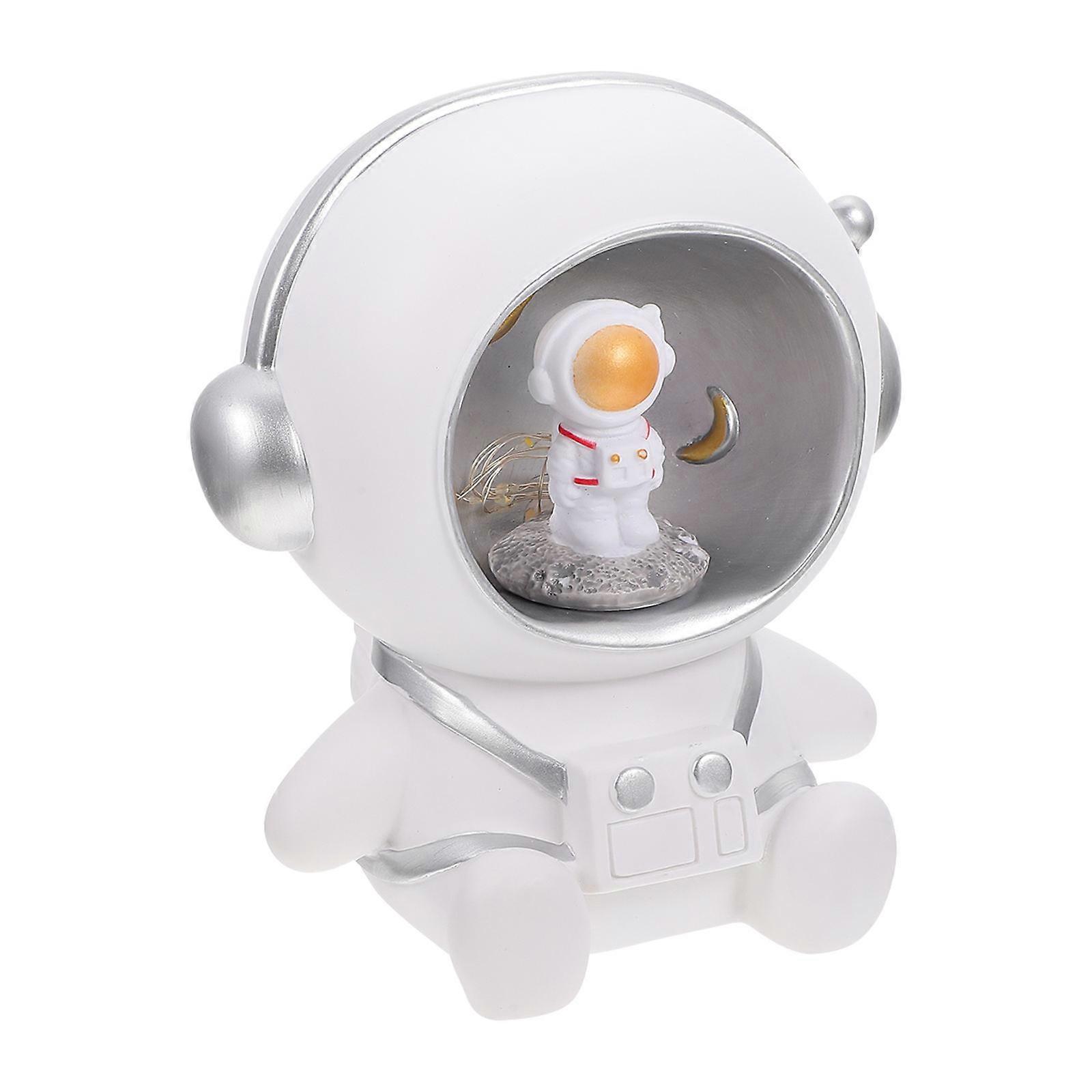 1pc Practical Astronaut Lamp Decor Space Theme Money Saving Can