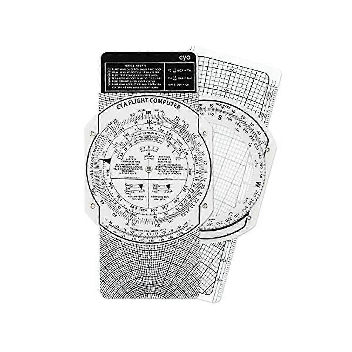 E6B Plastic Flight Computer, Patented Aviation Pilot Flight Computer Calculator Standard Flight Training Students