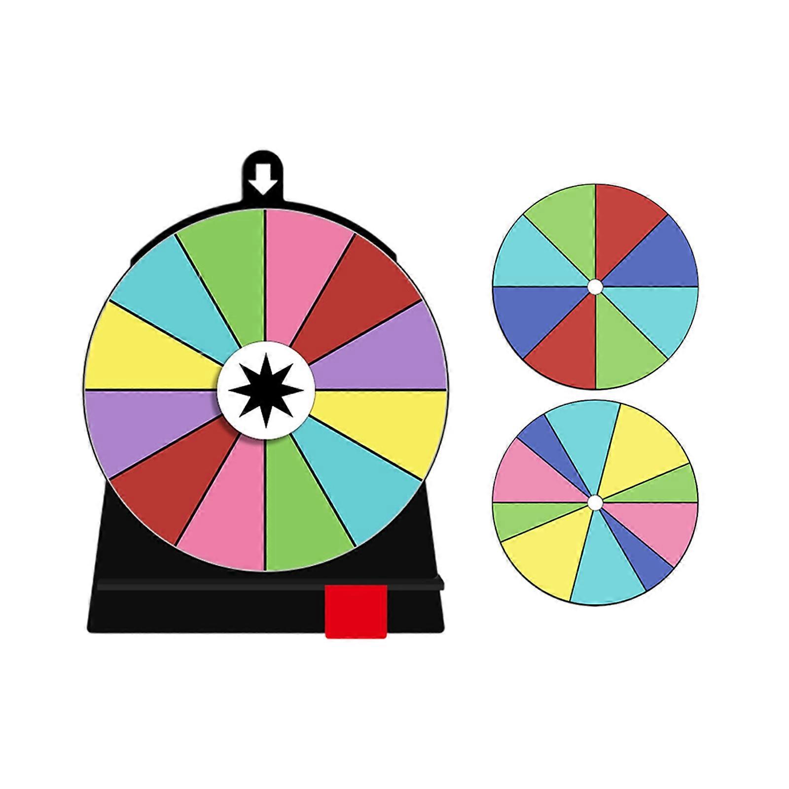 Acrylic Spin Board Erasable Prize Wheel For Prize Draws Features Frictionless And Wipeable Coating