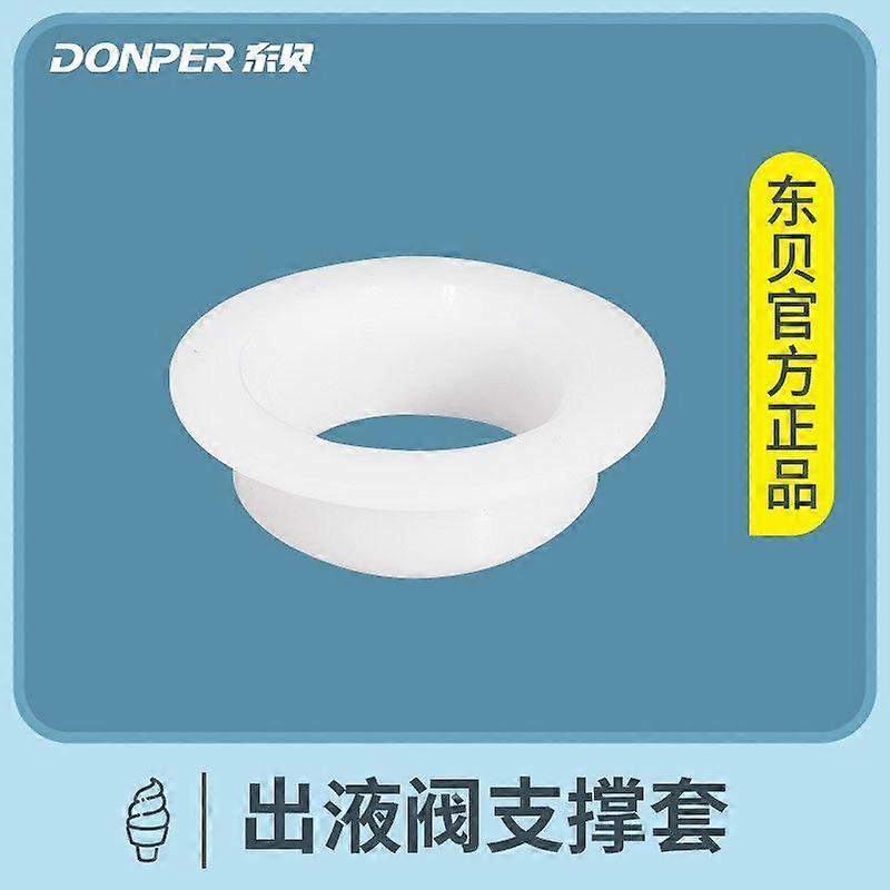 Silicone Gasket Sleeve for Discharge Valve Support Components Precision Valve Support Sleeve for Ice Cream Machines Maintenance Repair White