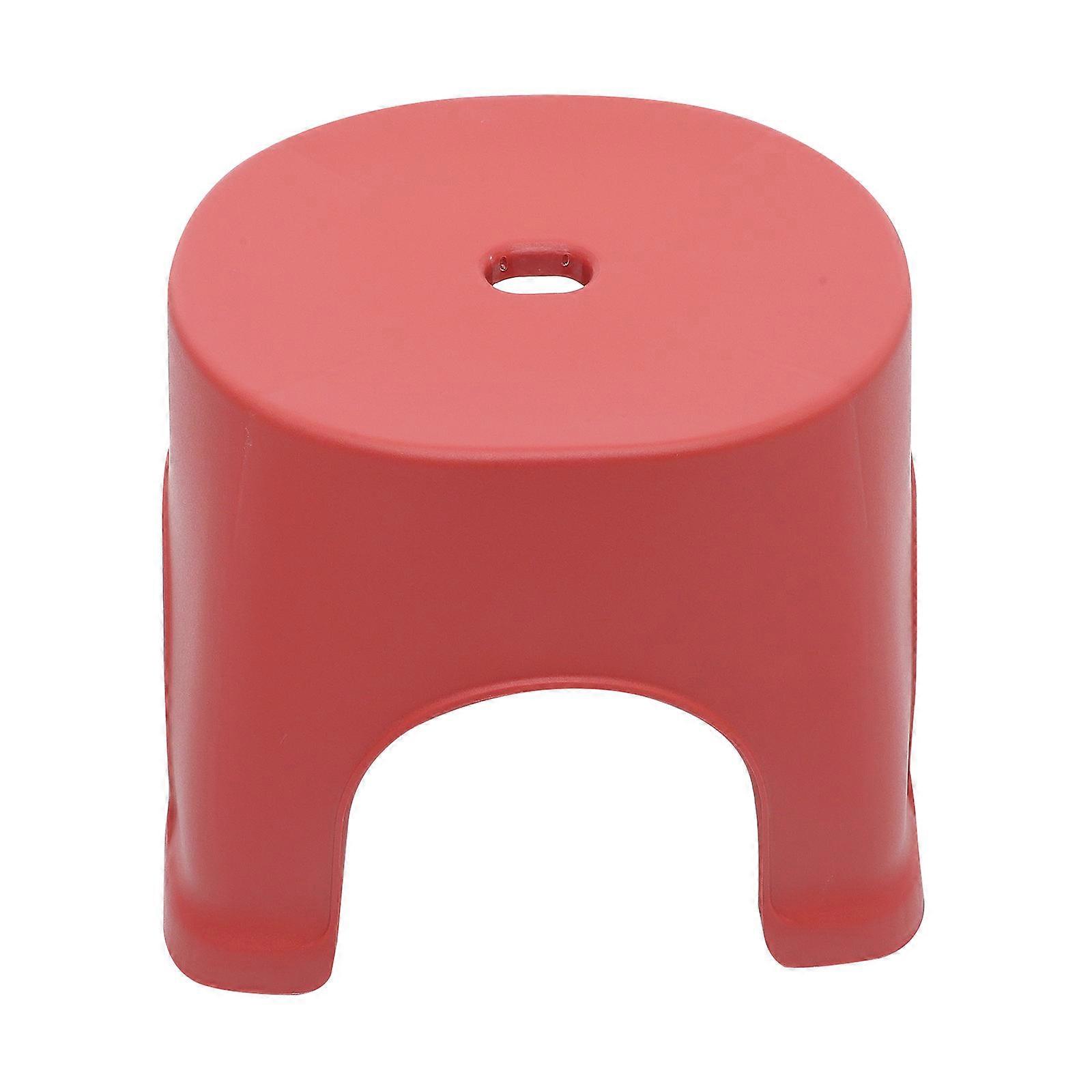 Stool Portable Stool Rectangular Minimalist Nordic for Home Dorm 27.3x24x22cm 1Pcs