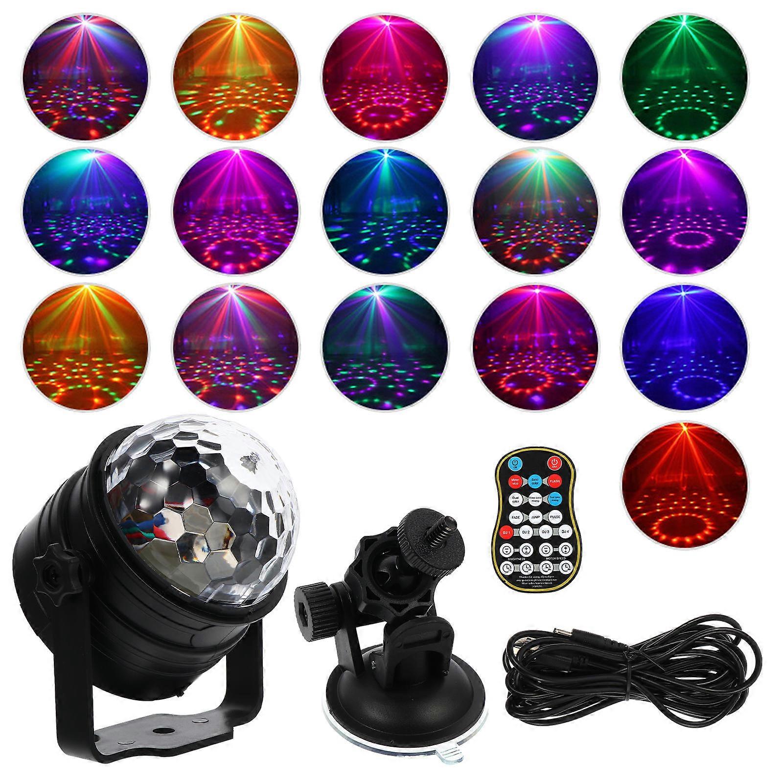 Stage Lights Rechargeable Disco Ball Light Round Shape 1 Disco Parties