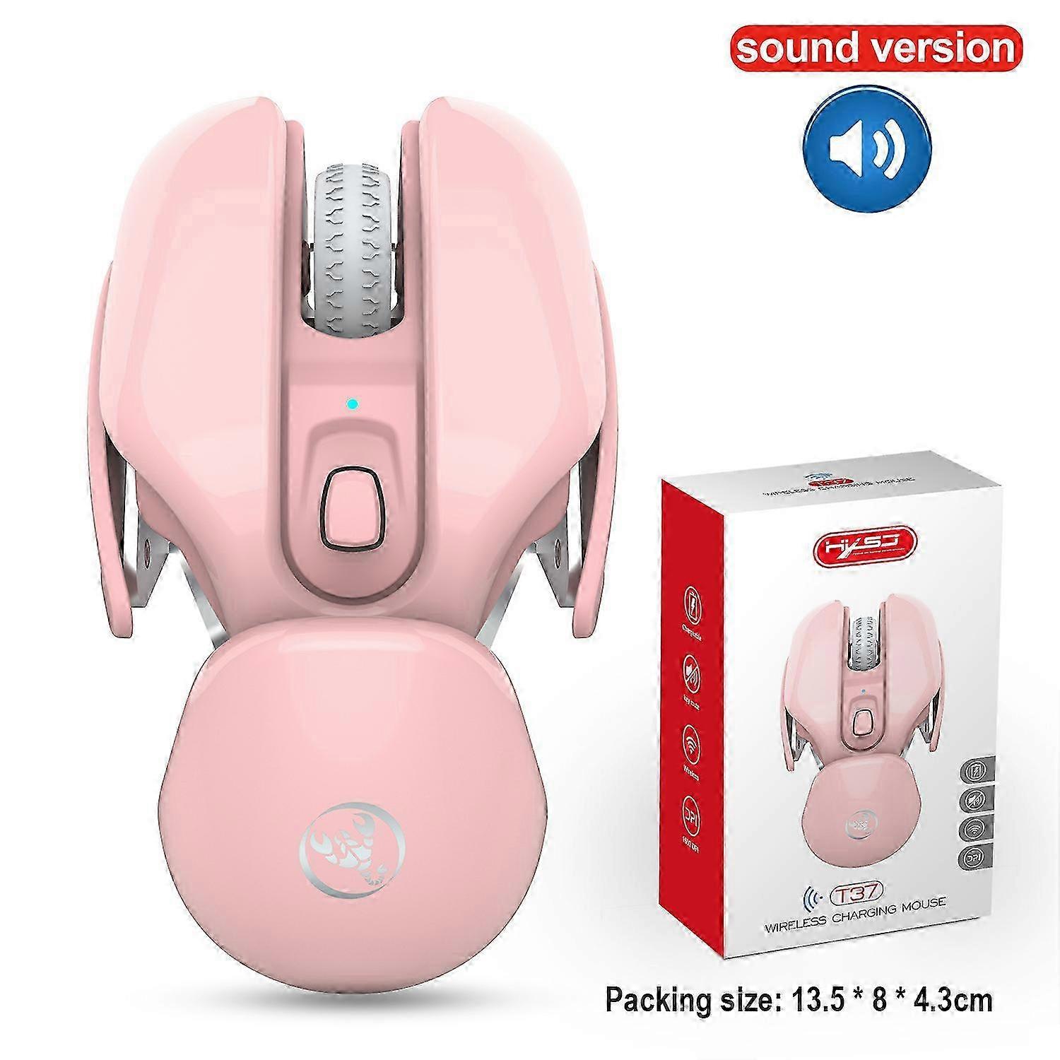 Silent Wireless Rechargeable Mouse 1600DPI 2.4GHz for Home PC Laptop Desktop