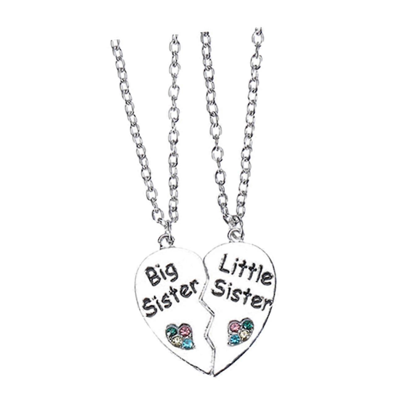 1 Sentence Heartshaped Friendship Chain with Detachable for Birthdays Graduations quality Alloy Material Creative Meaningful