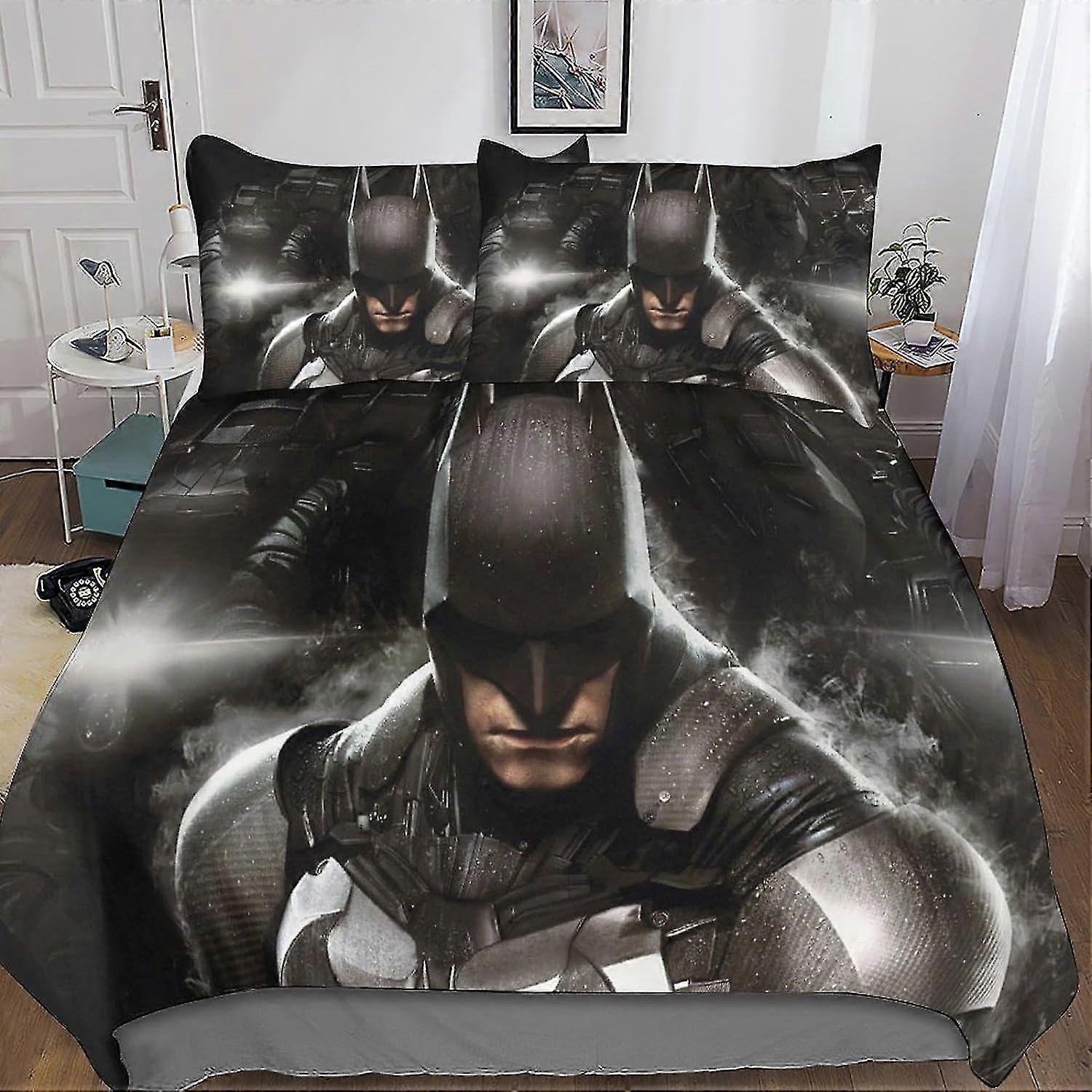Premium Duvet Cover Set with Hidden Zipper Closure - 3D Print Microfiber Bedding, 3-Piece Set with Pillowcases for Kids, King Size