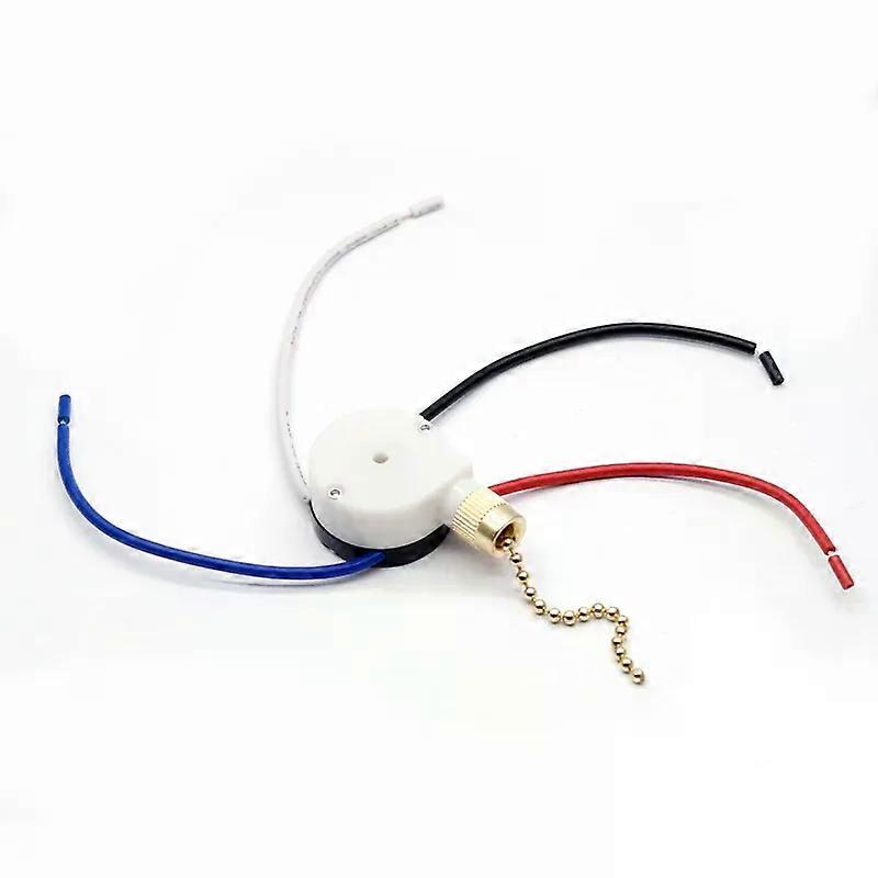 Ceiling Fan Switch ZE-208s E89885 3 Speed 4 Wire Fan Light Switch Replacement Part Speed ControlPull Chain Switch