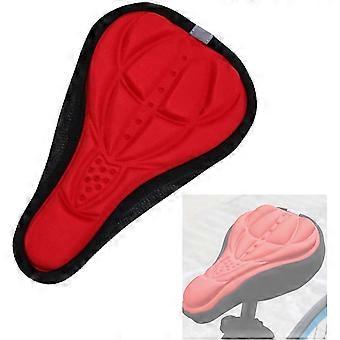 Sella per bici AURA, Coprisella per bici per biciclette per bambini, coprisella per ragazze per ragazzi, cuscino in gel imbottito per sella per bici, rosso