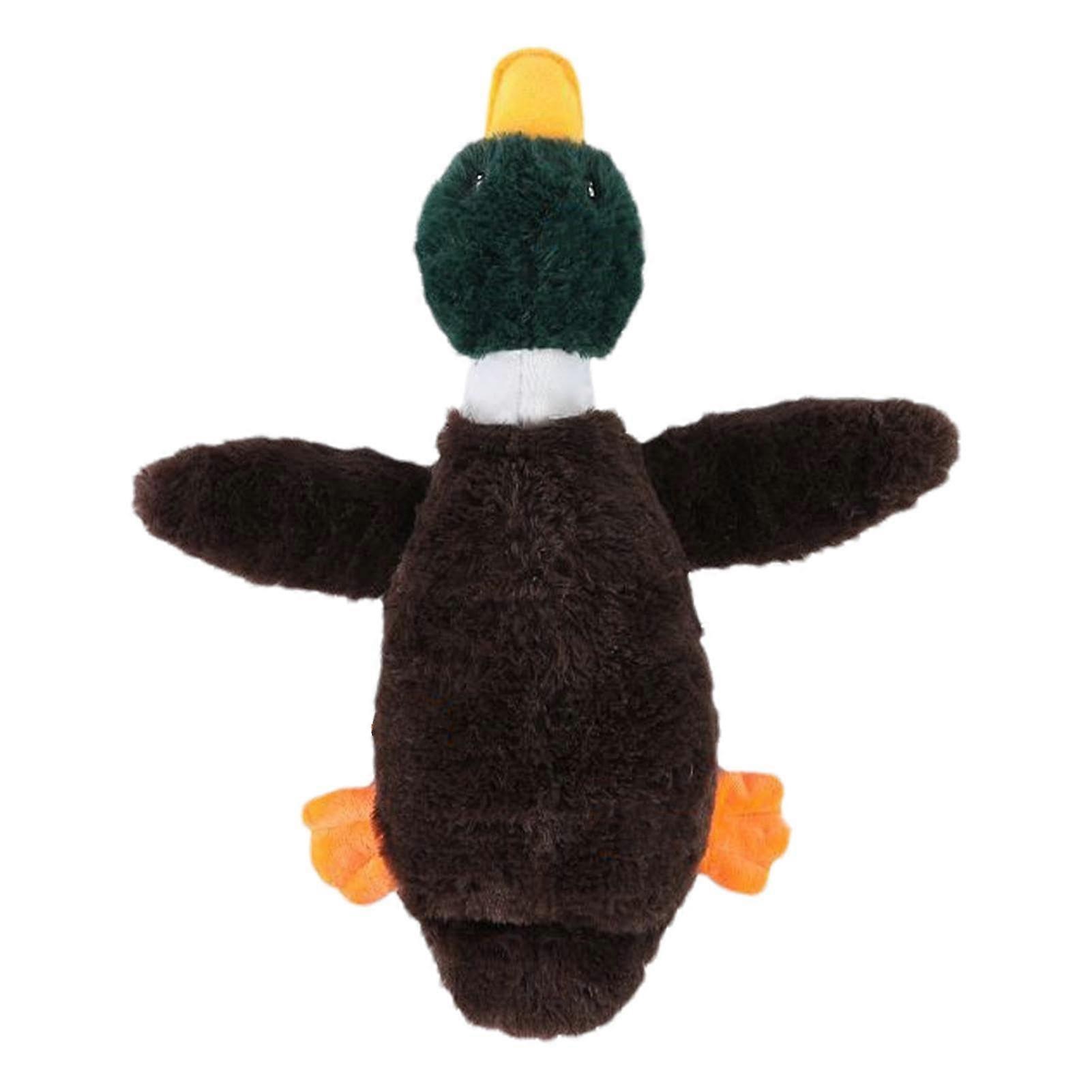 Squeaky Dog Toy Duck for Aggressive Chewers - Plush Interactive Chew Toy Without Filling for Large and Medium Dogs