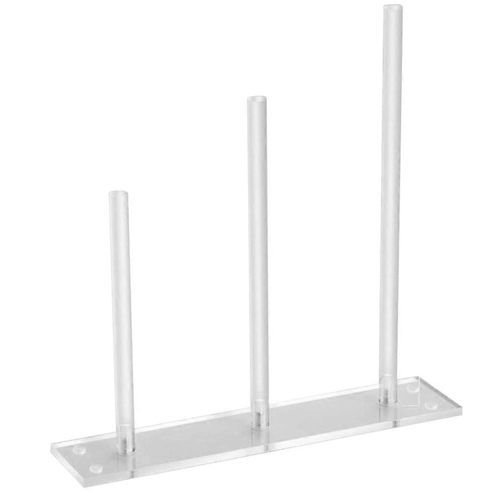 Scrunchie Display Stand Assorted Color Space-Saving Acrylic Hairband Storage Stand for Home Use