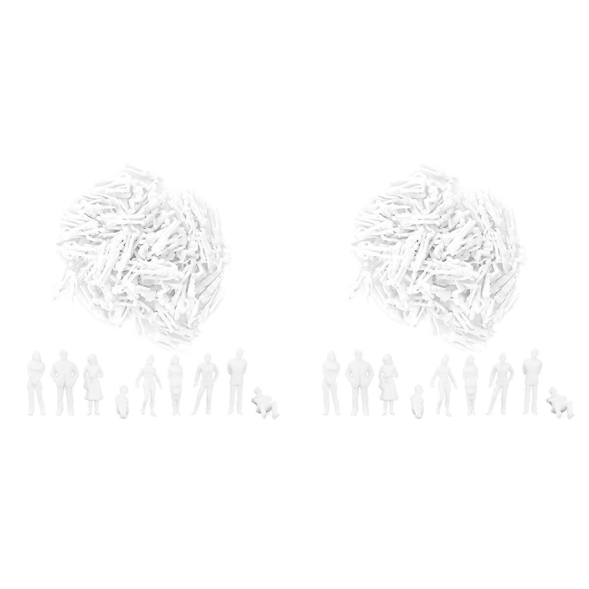 1:50 White Figures Architectural Model Human Scale HO Model ,100 Pcs