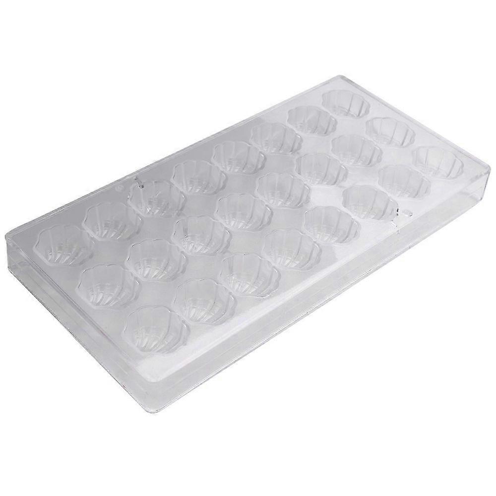 Shell Shape Hard Chocolate Mold 3D Sea Shell Polycarbonate Clear Ice Jelly Candy Mould JP