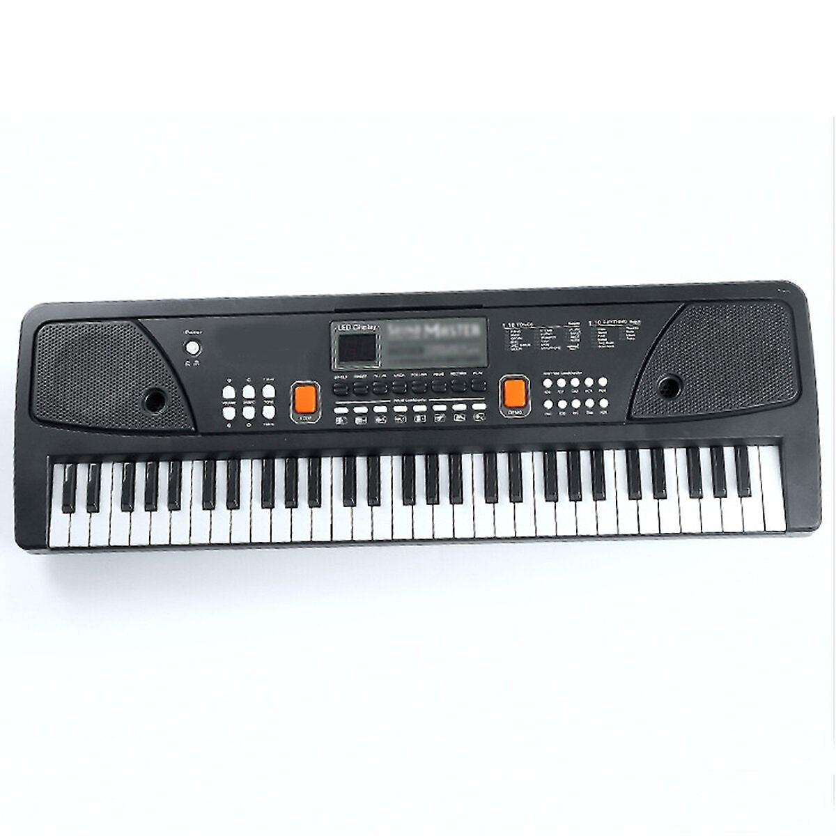 61 Keys Mini Electronic Keyboard Piano Set Microphone Sing Gift For Kids Child