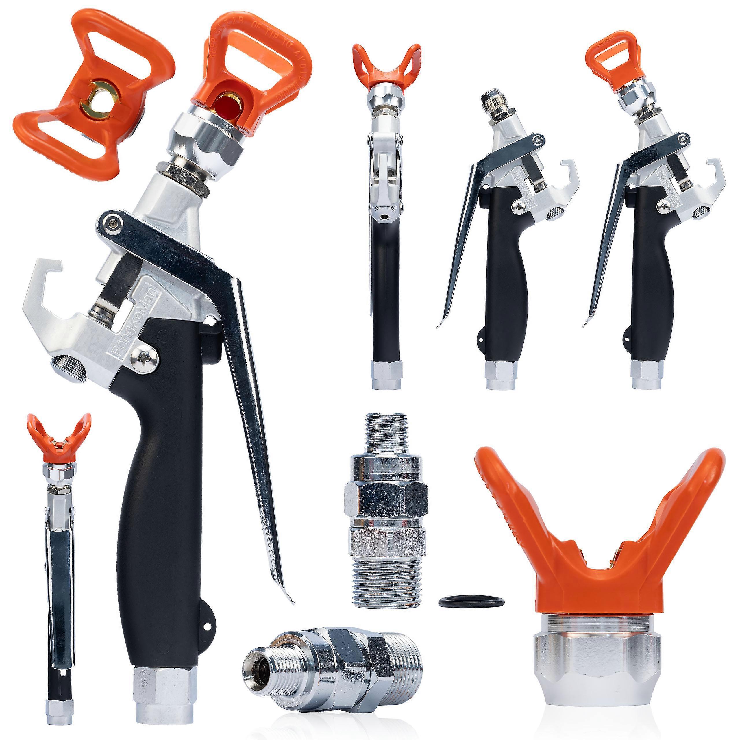 Rosfix Paint & Putty Gun Black Rain Br450 | 450 Bar | Compatible with Graco, Wagner, Titan