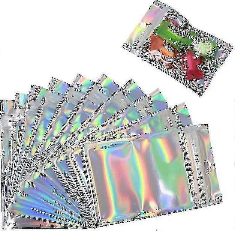 100pcs Color Foil Ziplock Smell Proof Bags