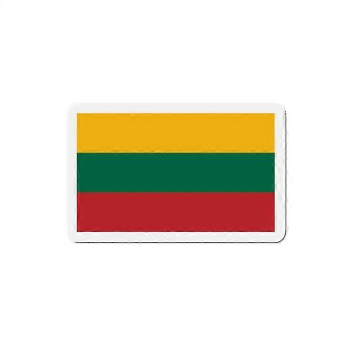 Lithuania Flag Magnet - Multicolor - 6 cm - 50 pieces - Synthetic resin - Mixed