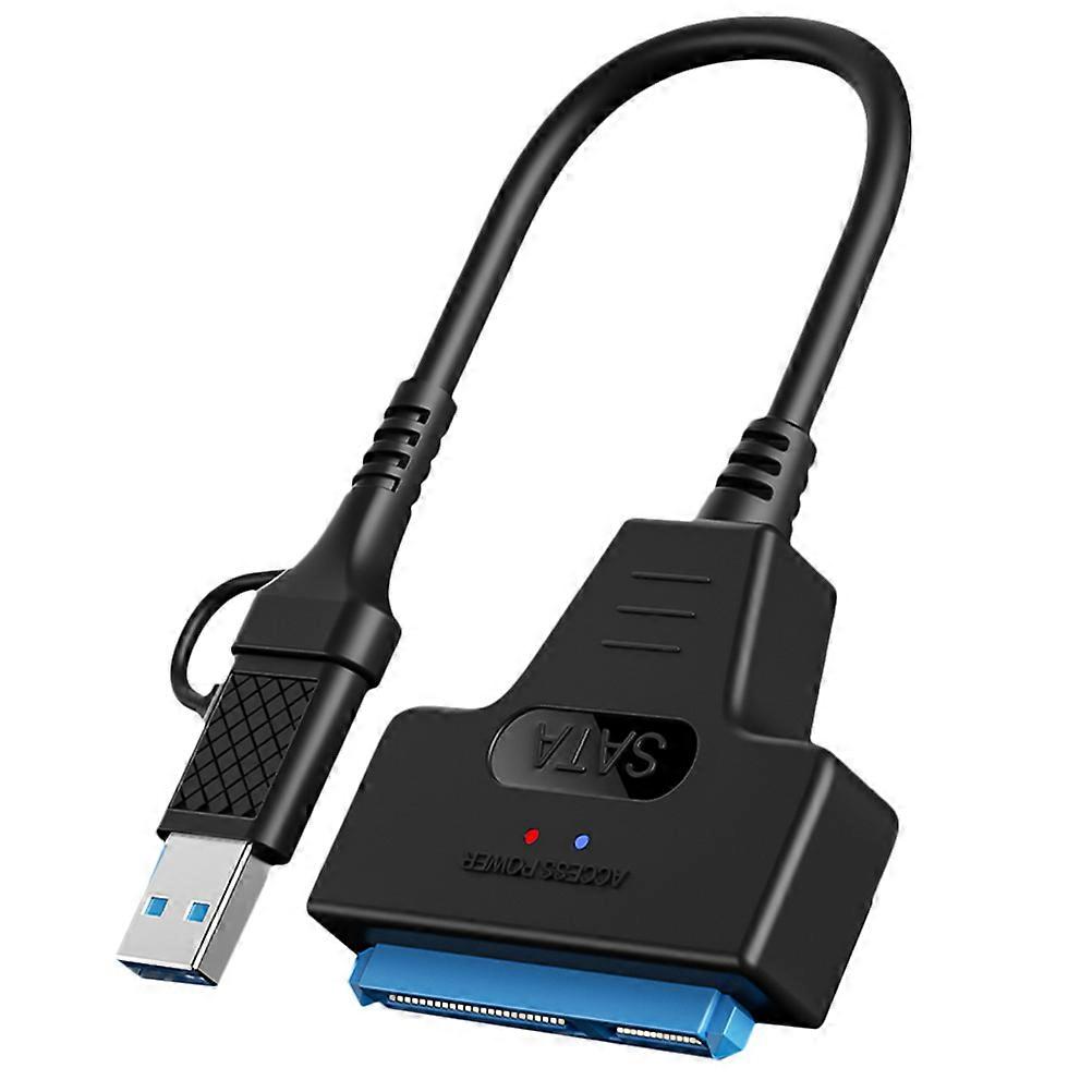 Ssd Disk Cable Usb C Data Cable Data Transfer Black 40.00X4.50X1.00CM High Speed 1Pcs