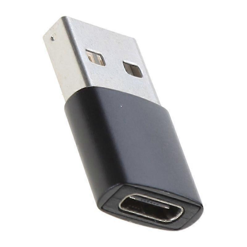 Universal Type A Male to USB Type C Female Adapter - Data Transfer & Charging Port Converter for Quick Connectivity