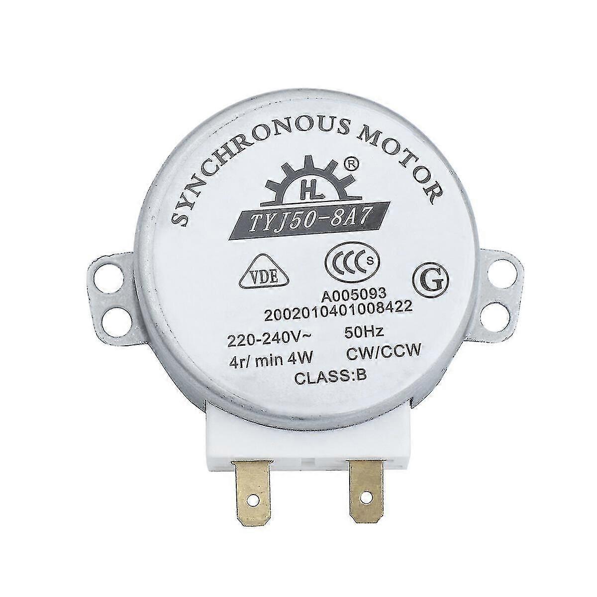 Tyj50-8A7 AC 220V-240V 4 U / min 4 W CW / CCW Mikrowellenherd Drehbarer Synchronmotor