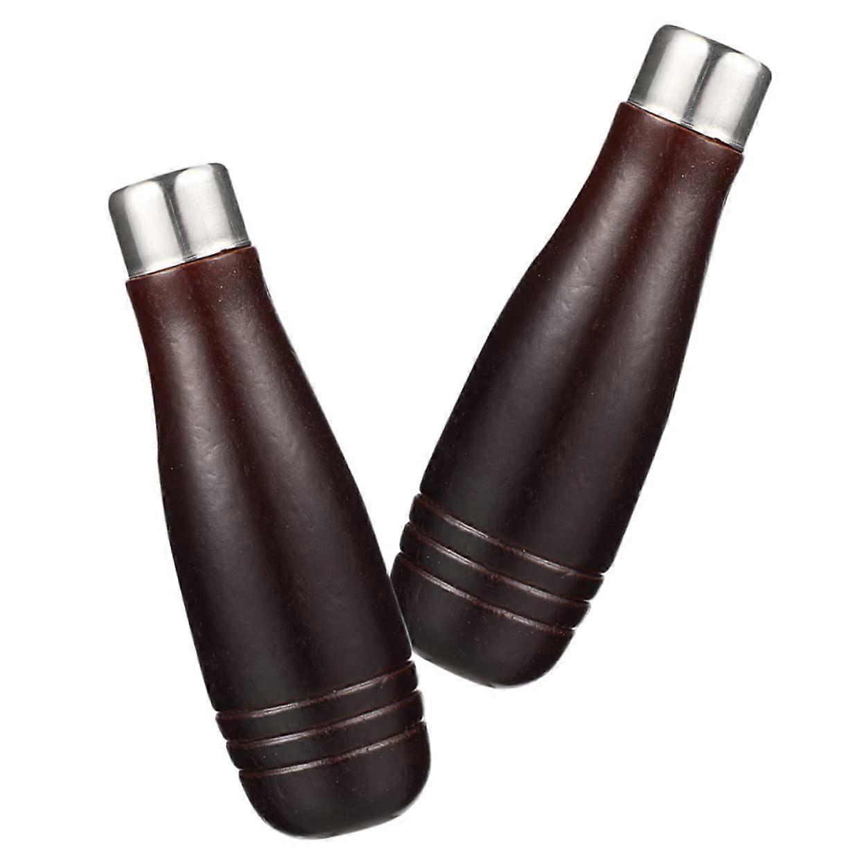 Pack of 2 File Handle for Cutting Tool Wooden Handle Replacement Files Tools File Accessories Handle for Cutting Tool Wooden Handle Cover