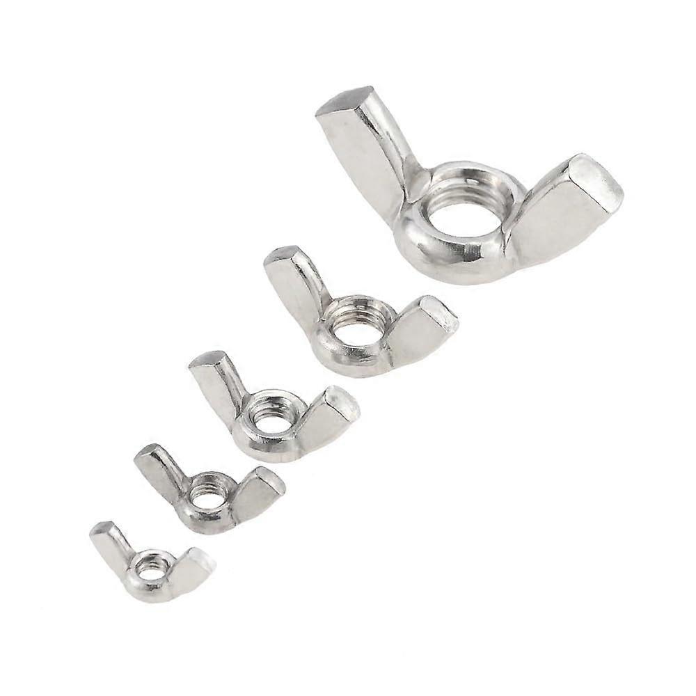 DIN 315 M3 M4 M5 M6 M8 M10 M12 304 Piuliță strânsă manual din oțel inoxidabil Piulițe cu aripi Piulițe aripi Elemente de fixare hardware (M10 (5 buc))