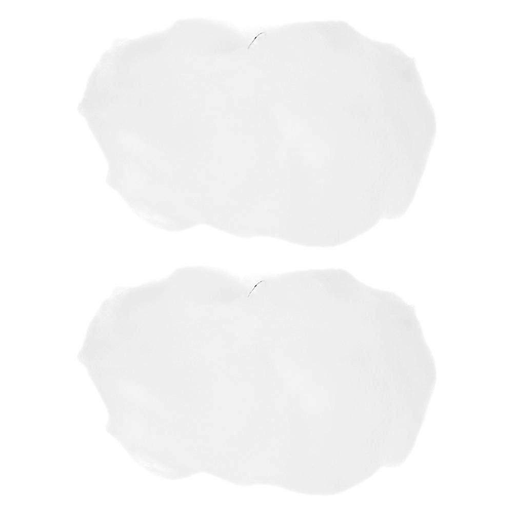 Artificial Cloud Props for Decor with Cotton Material 2Pcs Hanging Clouds for Weddings