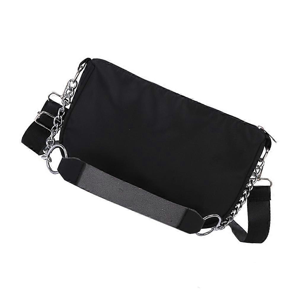 Durable Black Nylon Armpit Bag for Women's, Ideal for Daily Use and Storage, Versatile Handbag Size 1pc