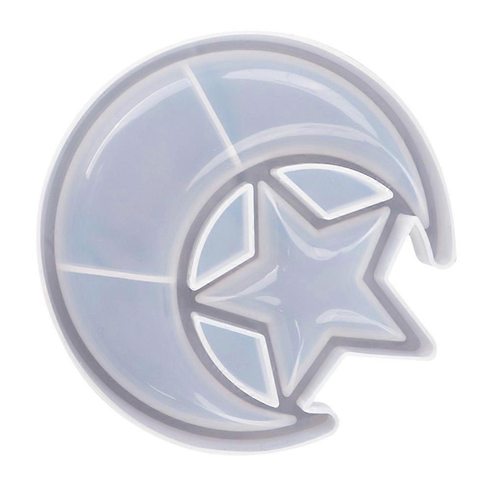 1 Pc Durable Star Shaped Casting Mold Elegant Storage Tray Mold (White)