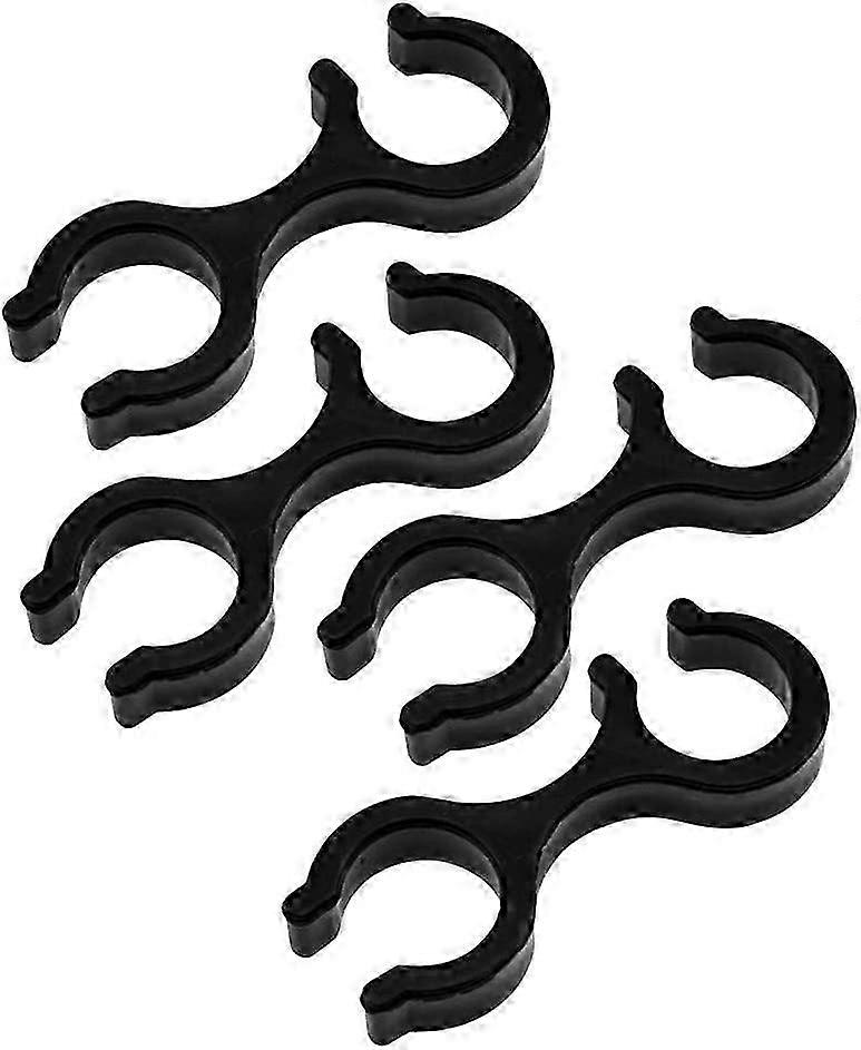 4pcs Hiking Pole Clips Plastic Buckle Walking Stick Holders Quick Lock Two for