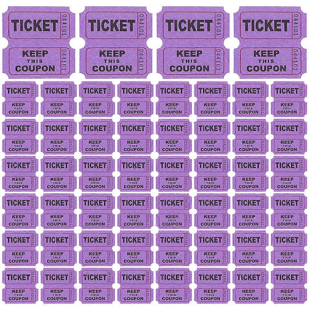 200pcs Multi Color Paper Raffle Tickets for Events, Parties, Carnivals, and Fundraisers – Fair Draw Game Supply