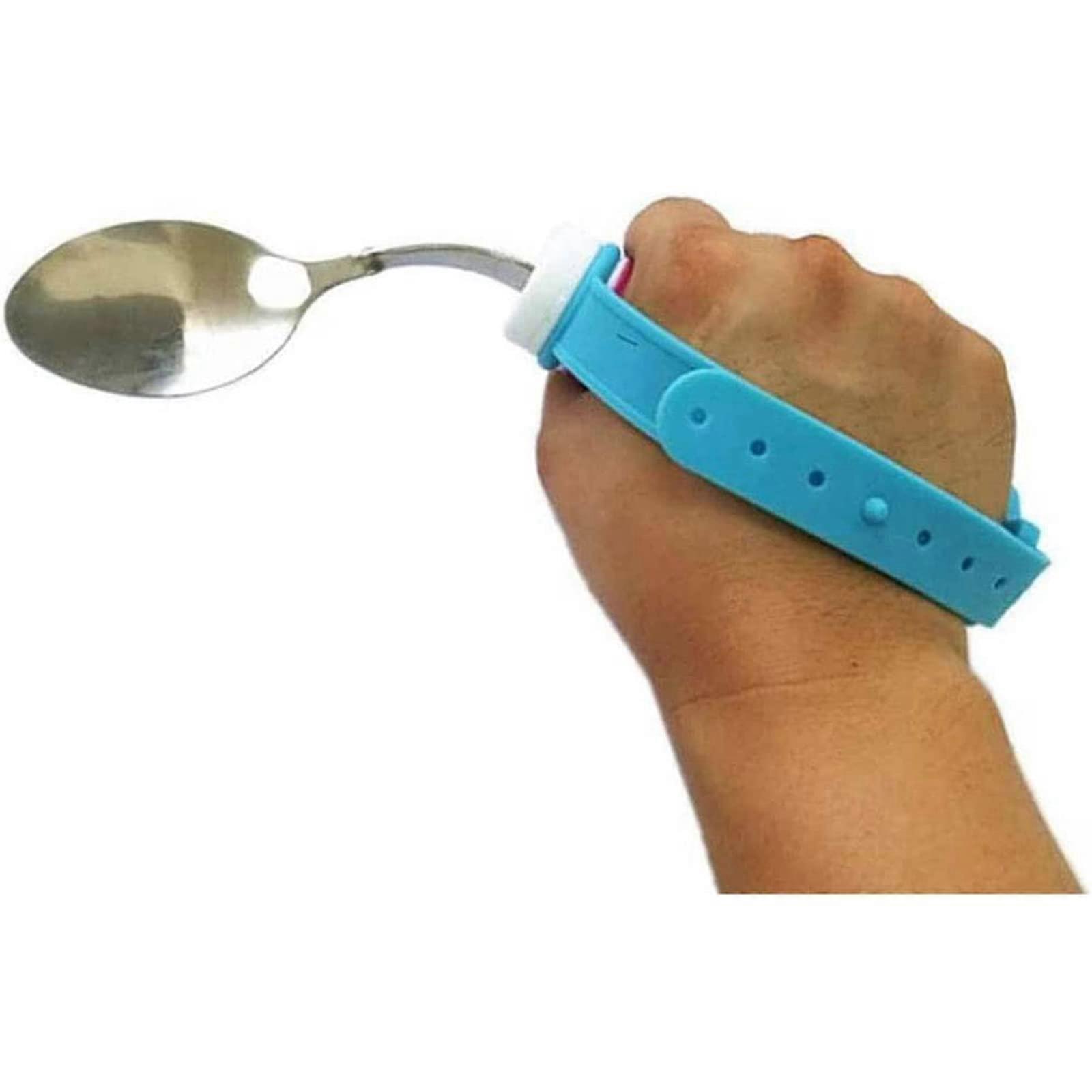 Steady Spoon Cutlery Easy Grip Handle, 360° Rotating Spoon for Elderly, Pink