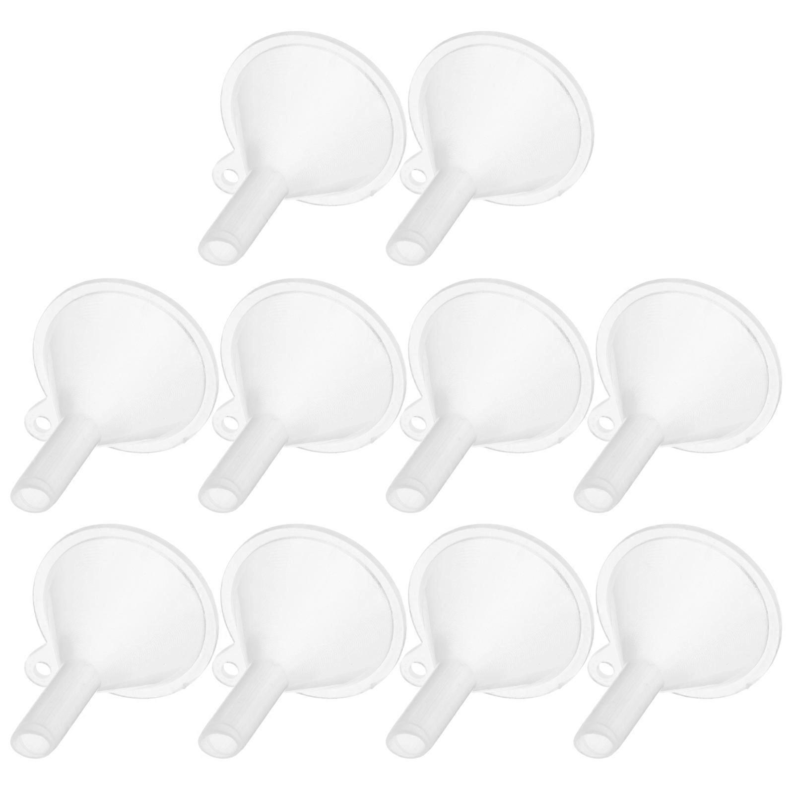 Tiny Funnels Waste Reduction Transparent Color For Business Trips Office Use 10Pcs
