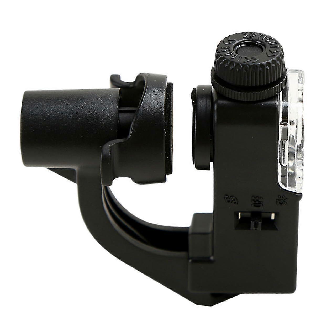 Mini Handy Microscope Portable LED Microscope for Smartphones Jewelry Identification Universal Clip Design for Home Business