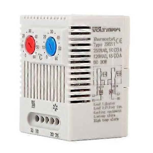 Temperature Controller Switch Open/Close Adjustable Mechanical Thermostat 0-60 ZR011ZR011