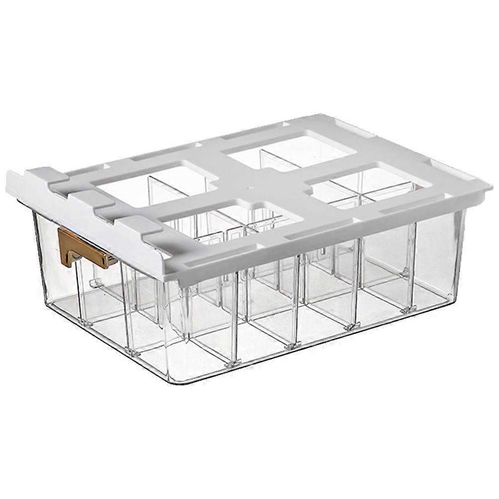 Transparent Multi Grid Underwear Storage Box, Drawer Style Sock Organizer for Closet, Material, Convenient Holder for Socks, Underwear & Accessories