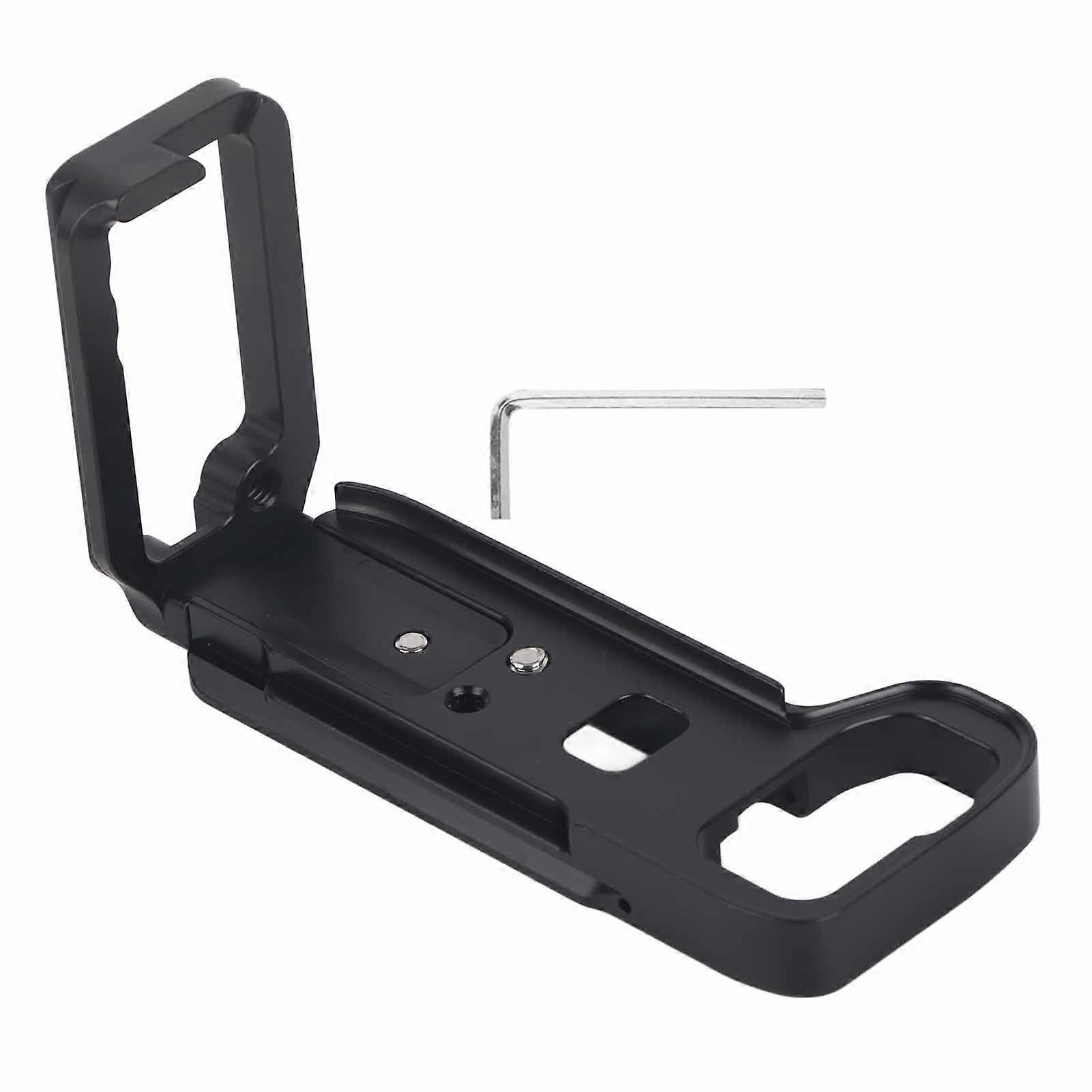 Quick Release QR L Shaped Camera Bracket Vertical Grip for A7M3/A7R3/A9 Black