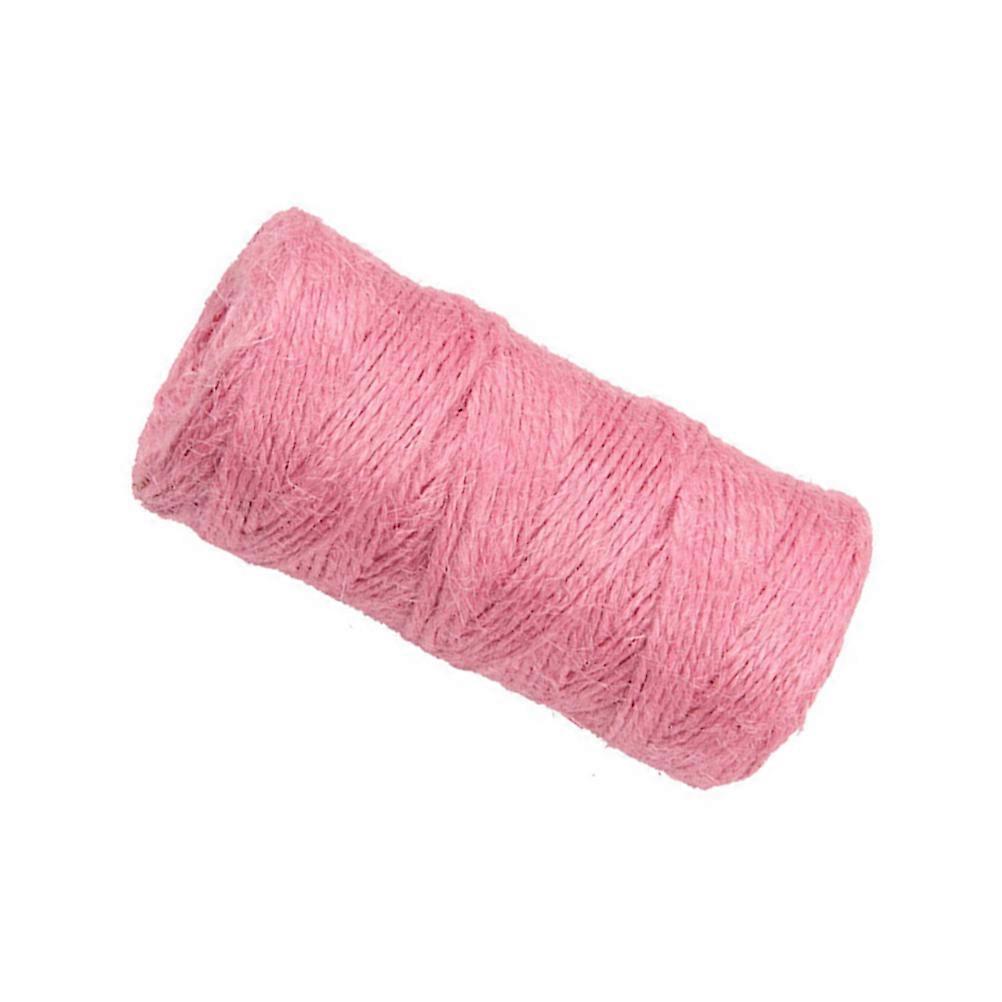 Pink Hemp Rope for Decorating Premium Quality Durable for Longterm Use Suitable for Crafts DIY and Festival Events 100M