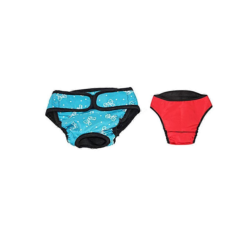 Pet Dog Diapers for Untrained Puppies Made of Cotton Assorted Color Super Comfortable to Wear Size XS