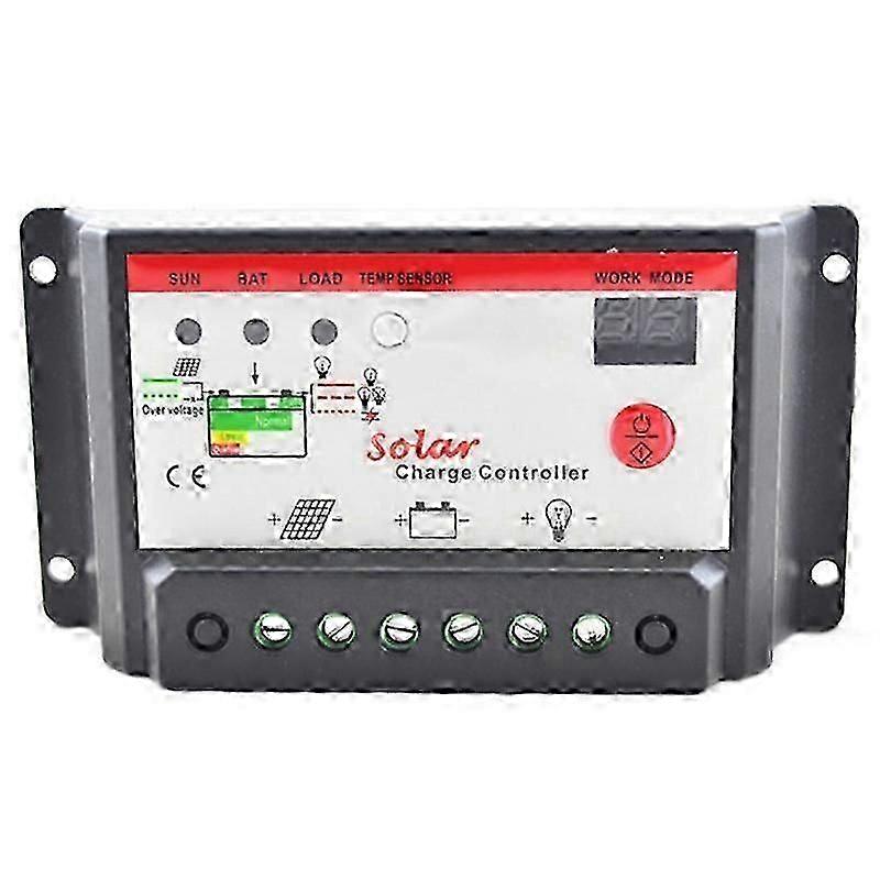 PWM Solar Charge Controller 12V/24V 20A for Street Light System with LED Display & Temperature Compensation