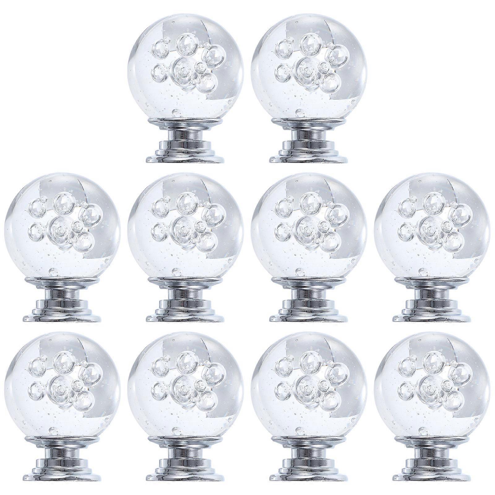 Here's a refined and engaging product description for your **10pcs Crystal Drawer Pulls / Decorative Dresser Knobs**:

 

✨ **10pcs Crystal Drawer