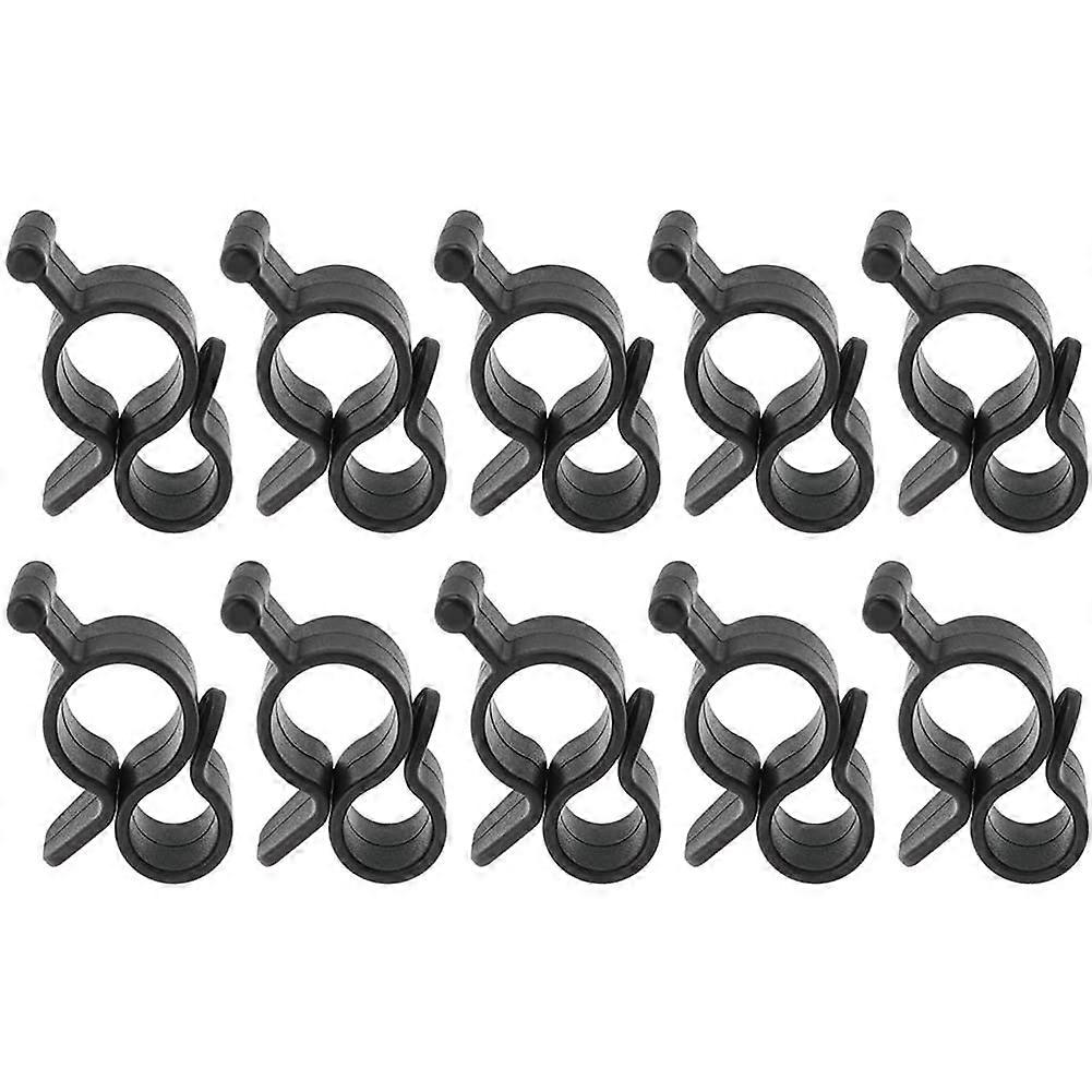 10 Pack Camping Awning Hooks Clips for RV Tent Hanger, Durable Mounting Accessories for Caravan and Motorhome Use