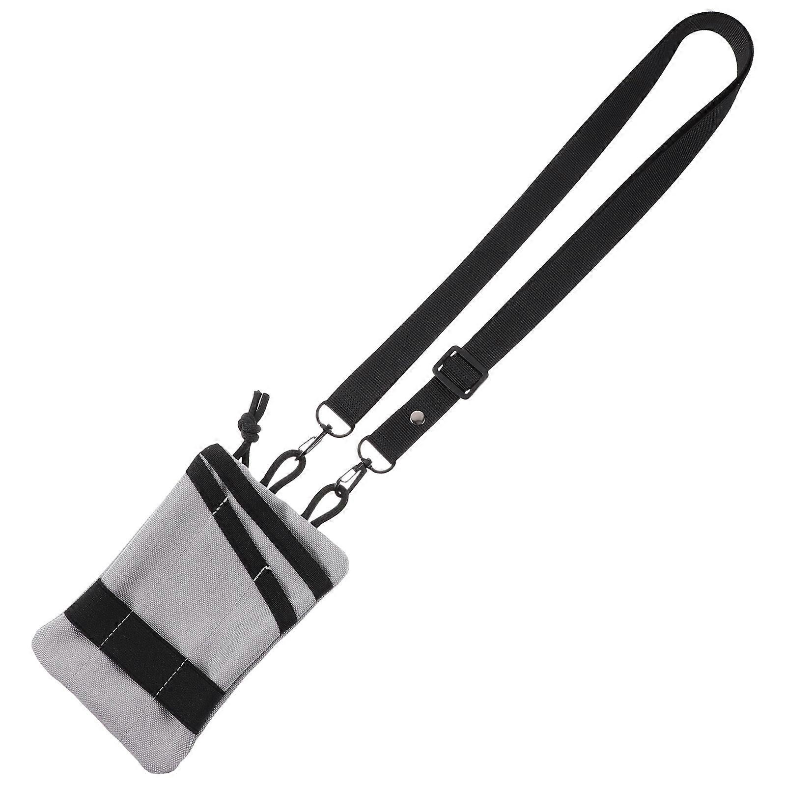 Portable Tool Bag Organizer Made of Oxford Fabric for Storage Use Light Grey 6.5x4.5x10 Inches