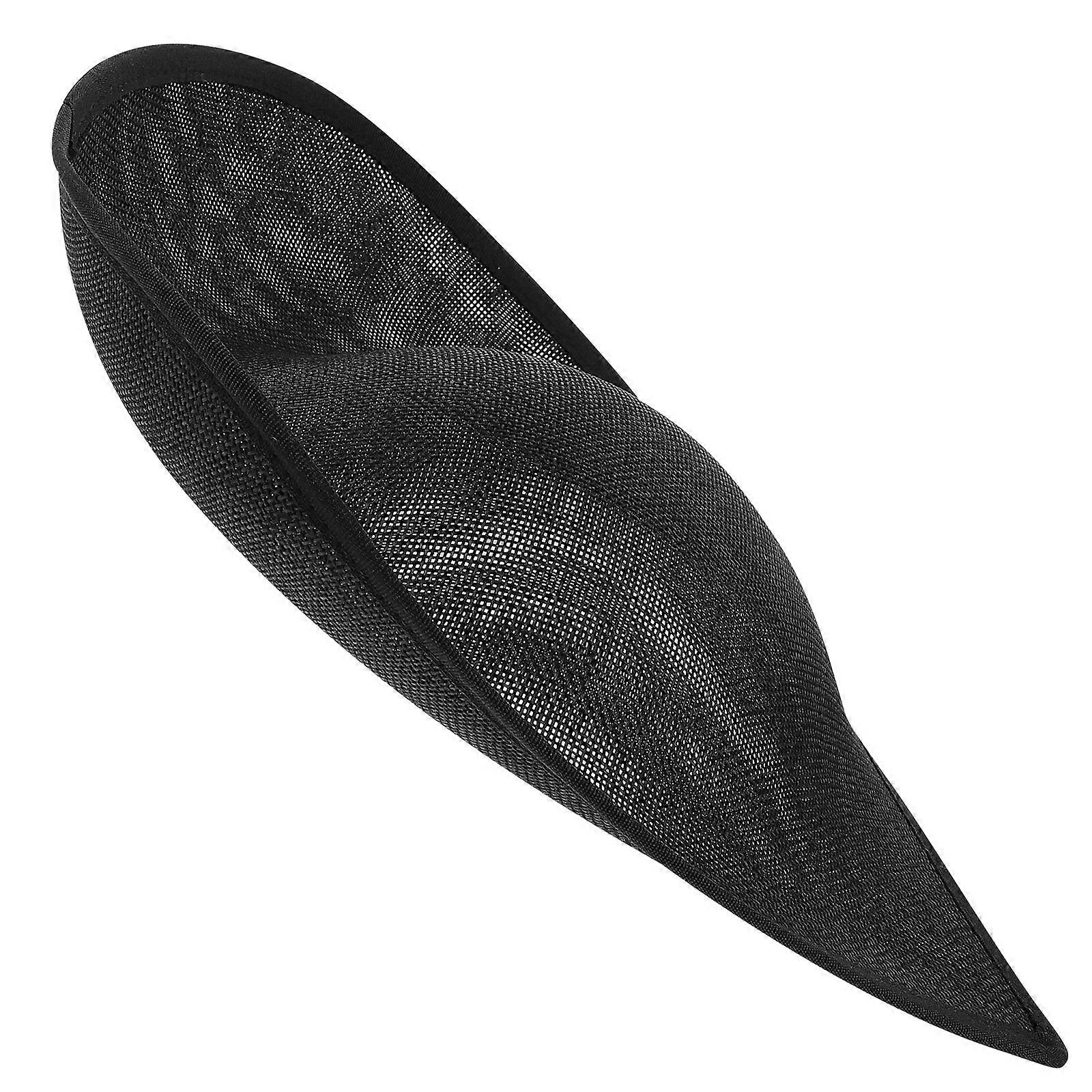 Stable Base Heart-shaped Hat Making Supplies For Weddings Racing Events And Other Occasions Black 1Set